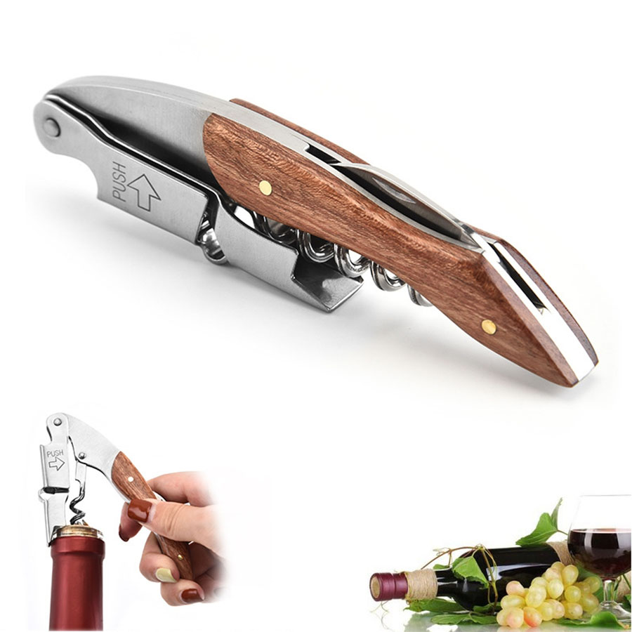 Wine Beer Opener - Apribottiglie combina funzionalità robusta buona presa