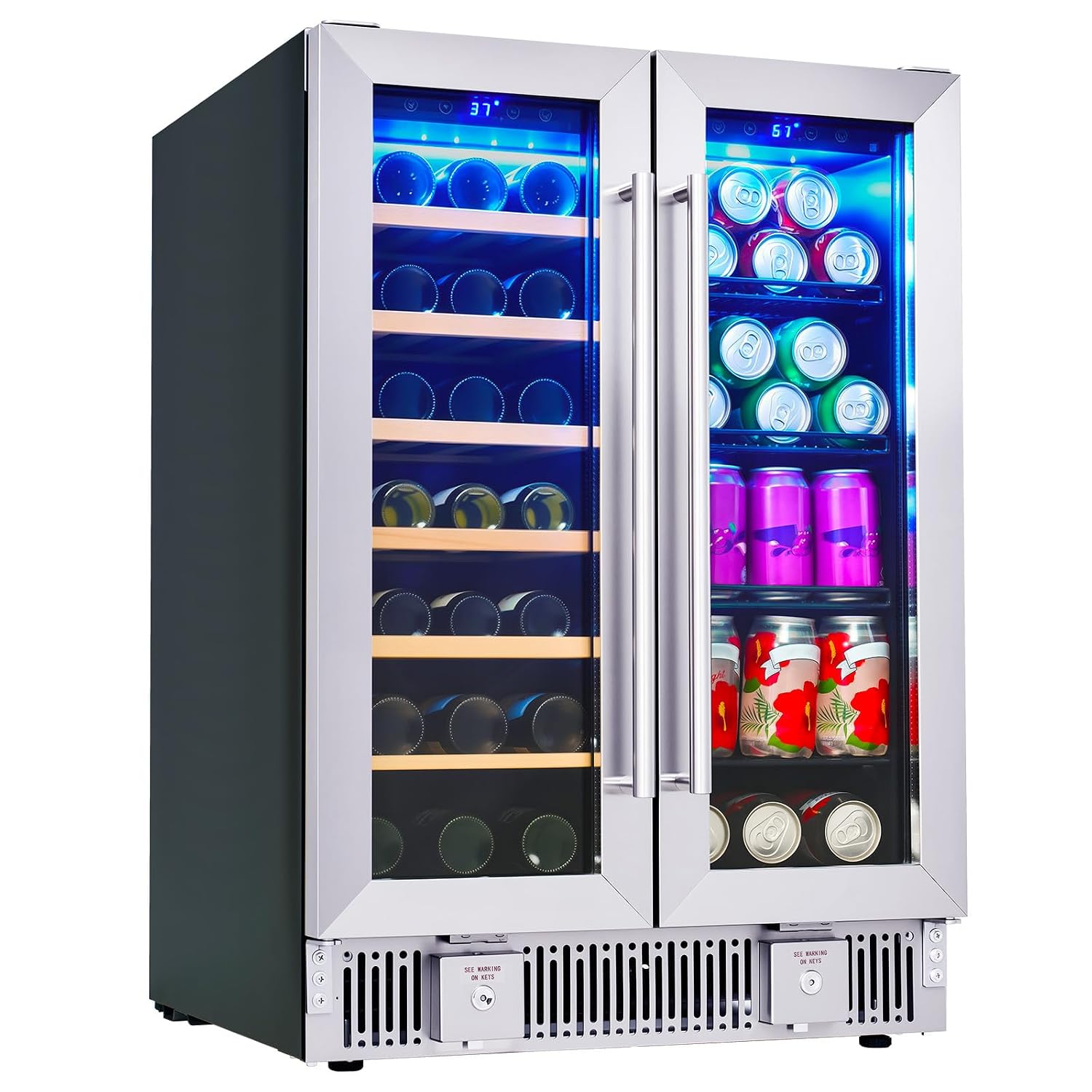 Wine Beer Fridge Under Counter - Frigorifero per Bevande, Frigo per Vino