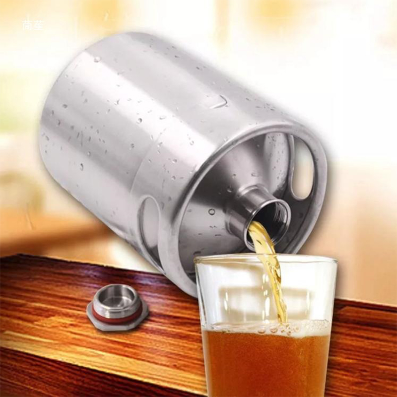 Wine Beer Distillation - Mini Fusto per Birra in Acciaio