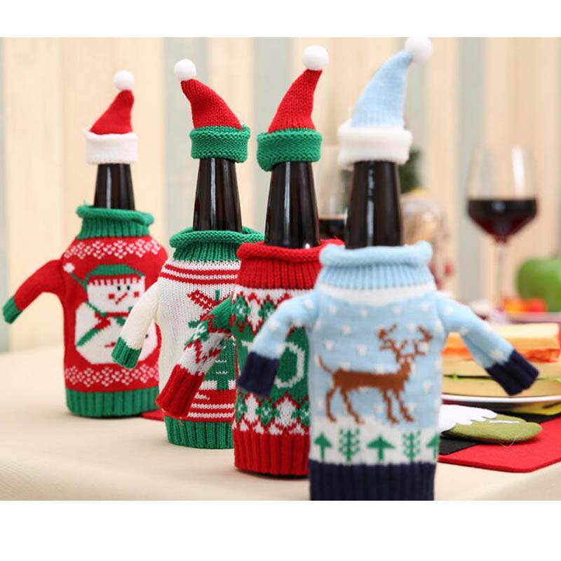Wine N Beer - Natale decorare vino rosso birra maglione