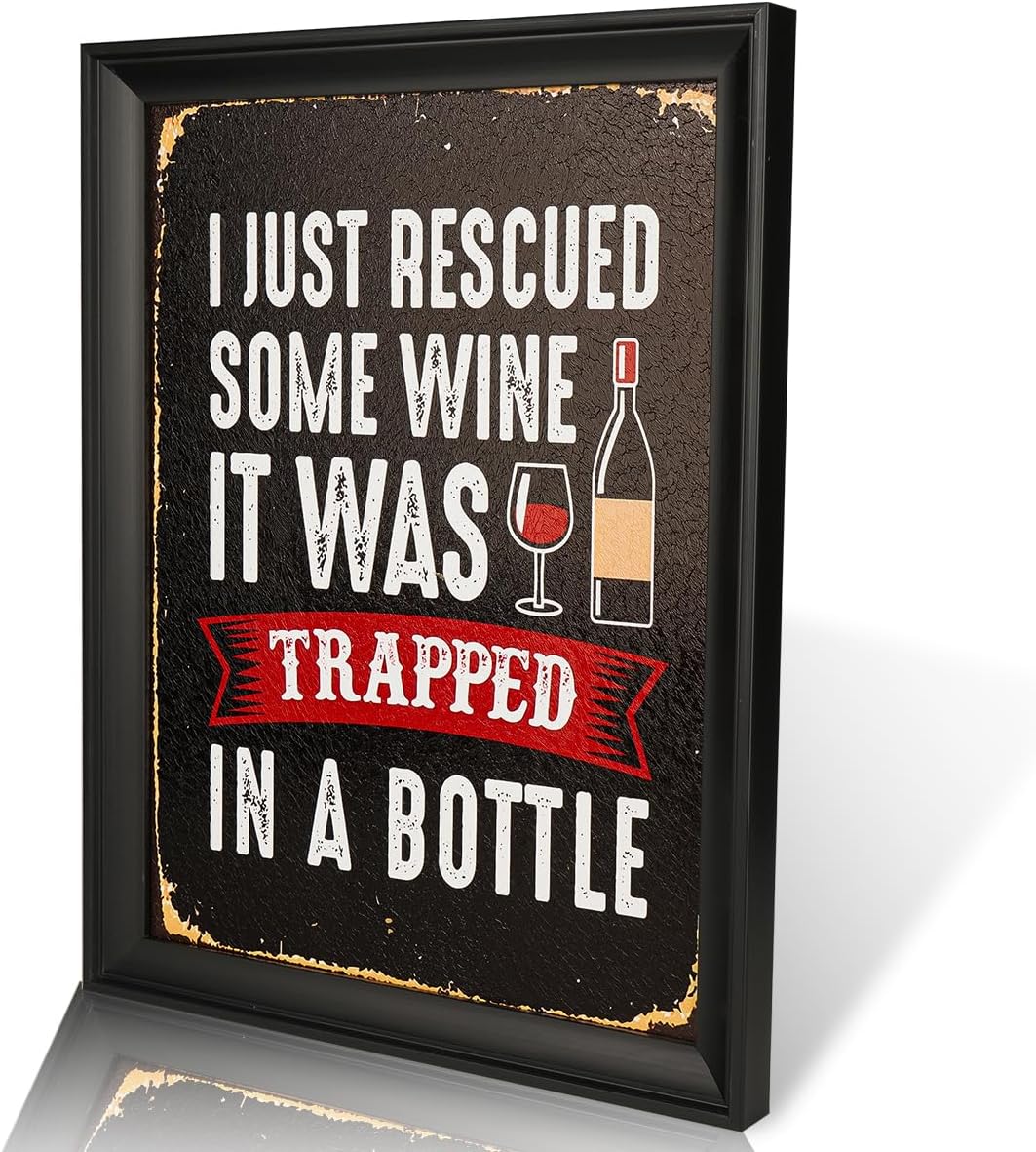 Wine Beer And - Decorazione da parete con regole per