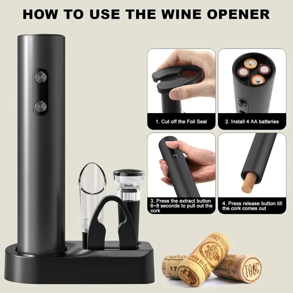 Set apribottiglie elettrico Ap - Bottle Stopper Set recensione e prezzo