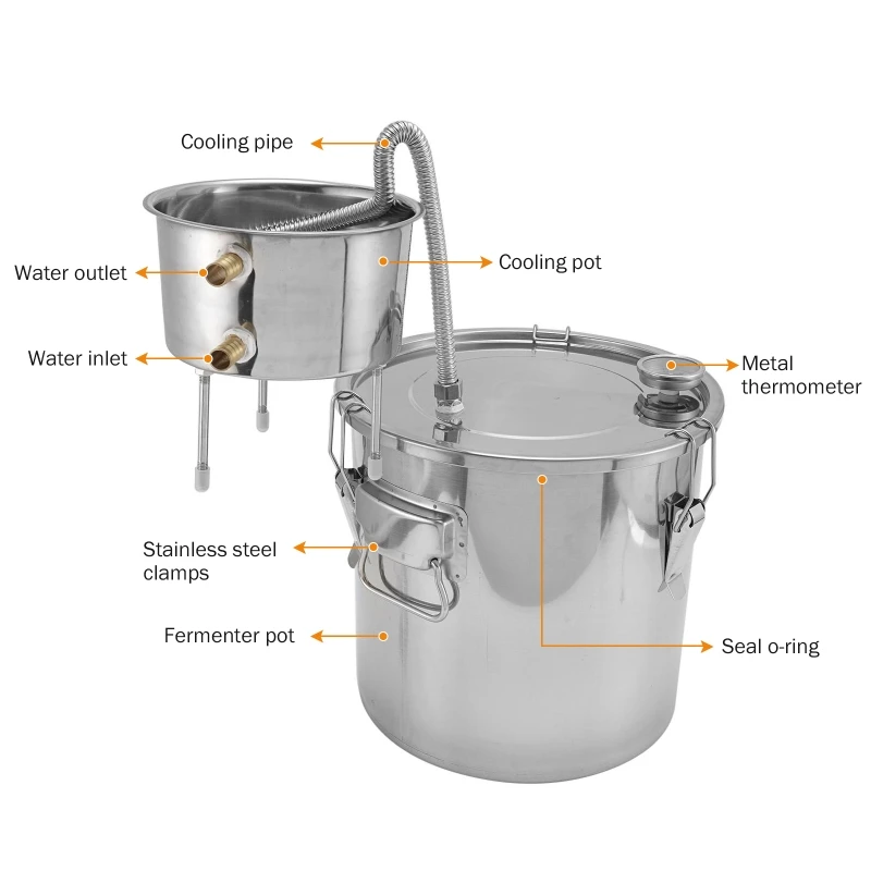 Distillatore d'acqua e alcol d - Wine Beer Distillation recensione e prezzo