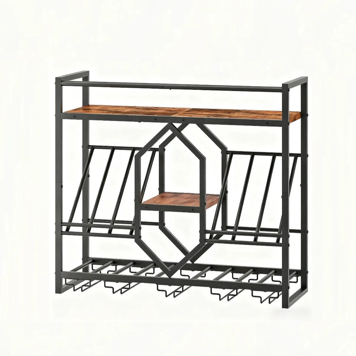 Portabottiglie in ferro battut - Wine Rack Wall Mount recensione e prezzo