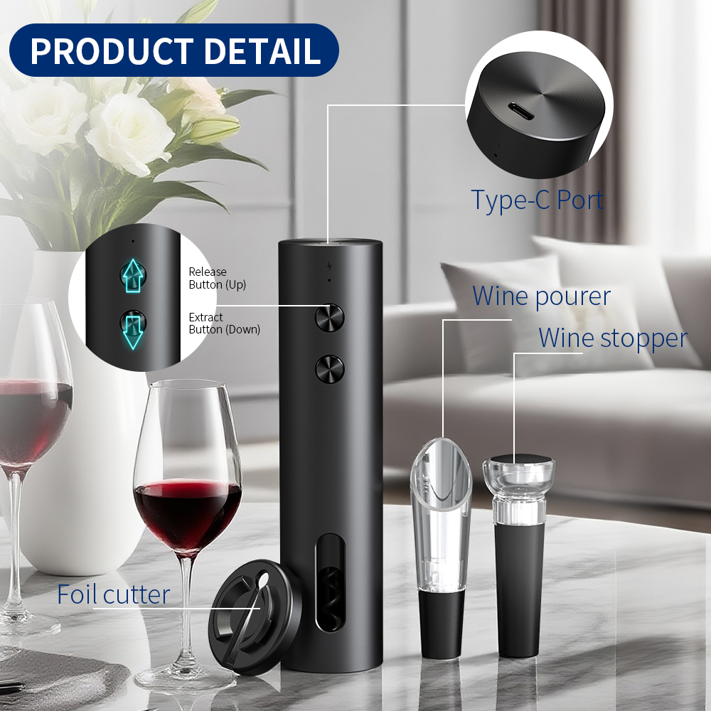 Set Apribottiglie Elettrico 4- - Wine Beer Opener recensione e prezzo