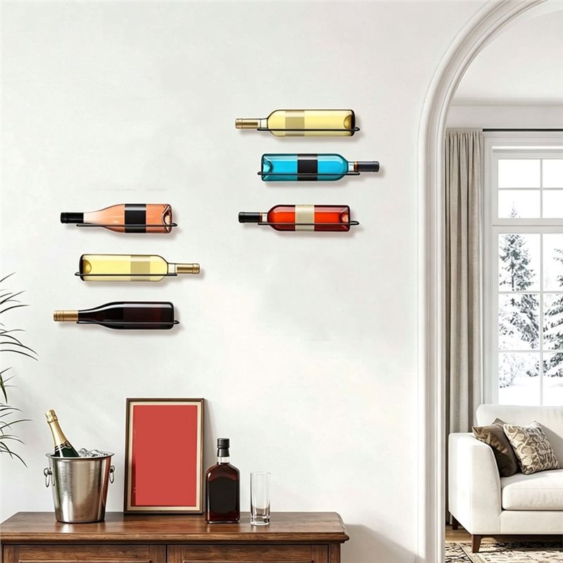 AB66-6 Portabottiglie da Paret - Wine Rack Wall Mount recensione e prezzo