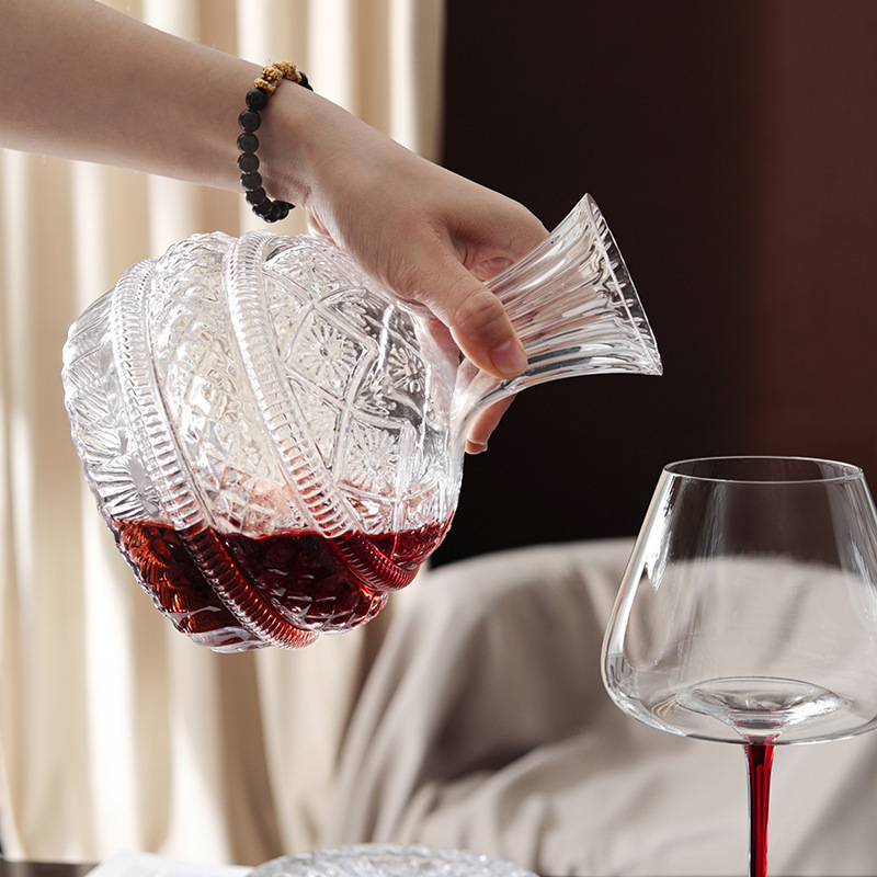 DEOUNY Decanter per vino rotan - Wine Beer Glass Set recensione e prezzo
