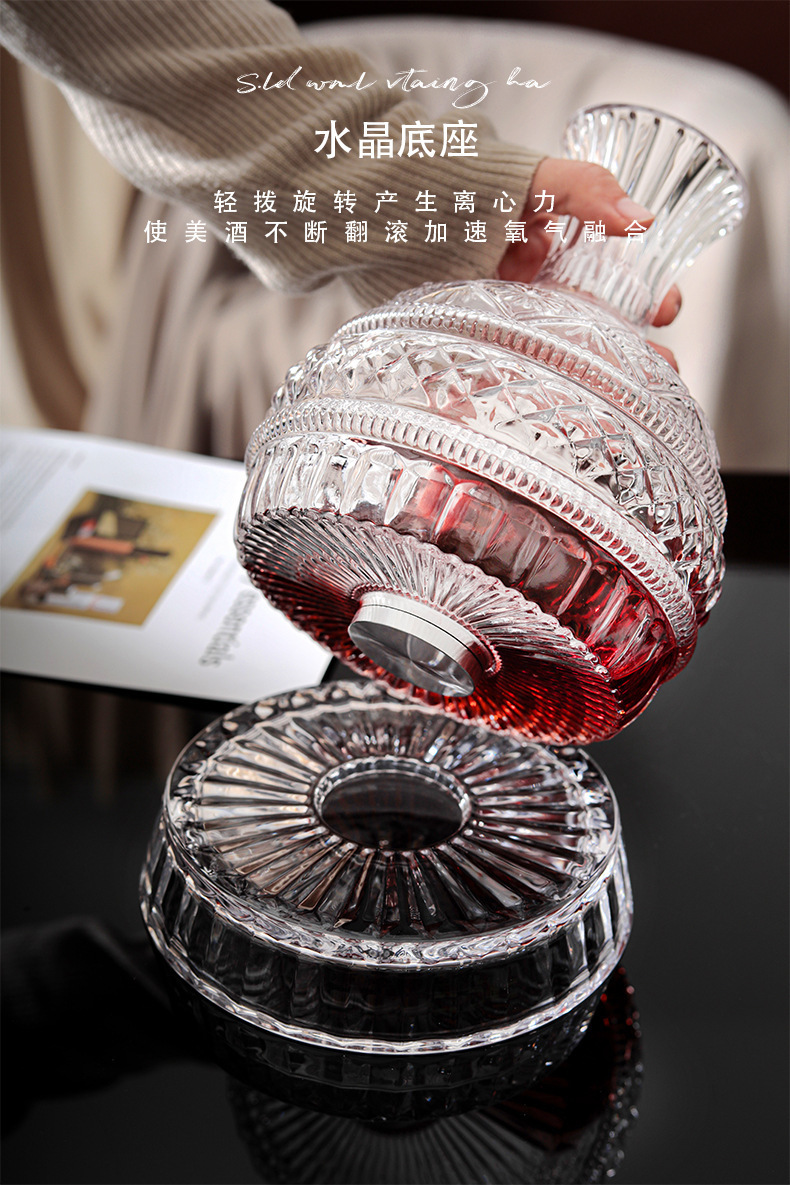 DEOUNY Decanter per vino rotan - Wine Beer Glass Set recensione e prezzo