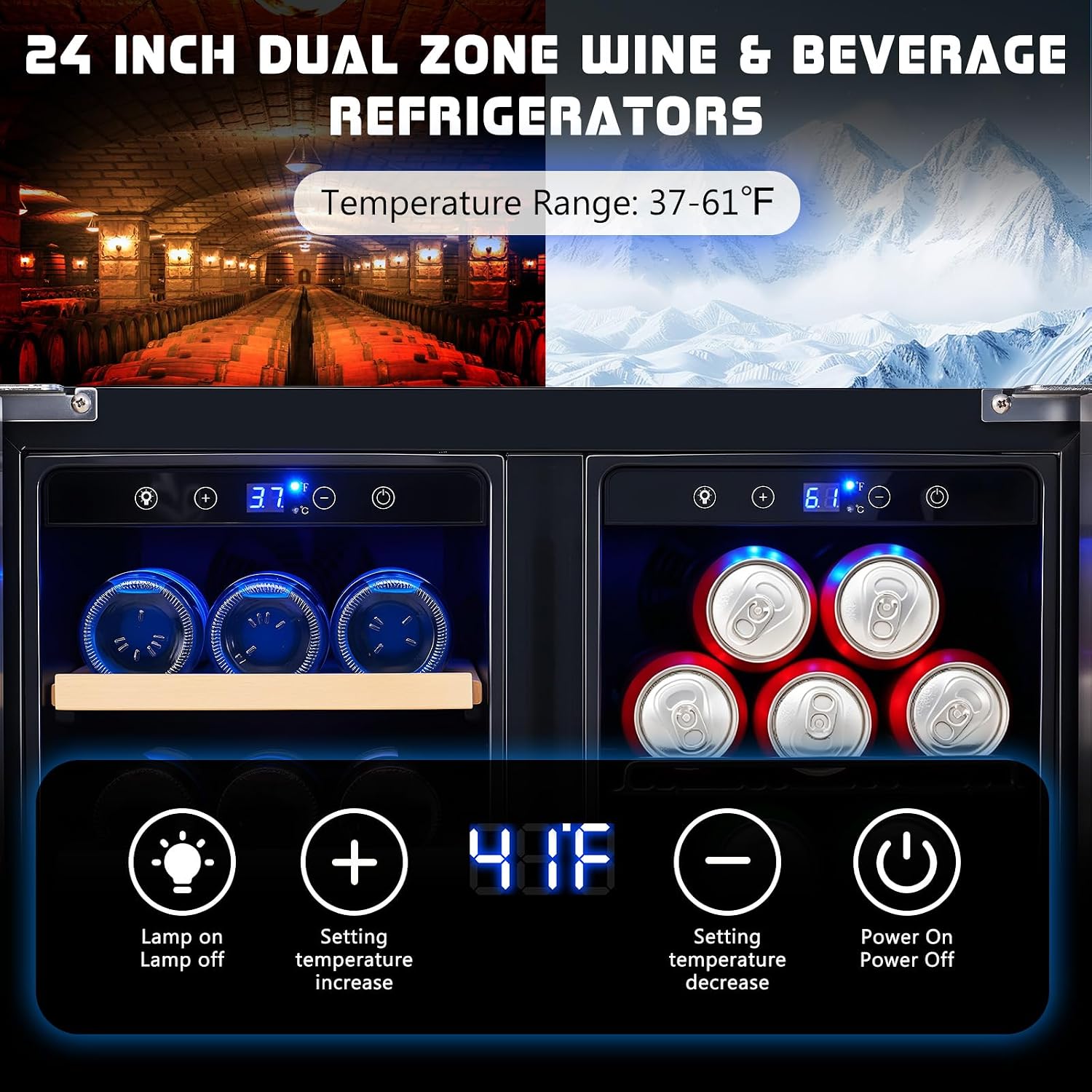 Frigorifero per Bevande, Frigo - Wine Beer Fridge Under Counter recensione e prezzo