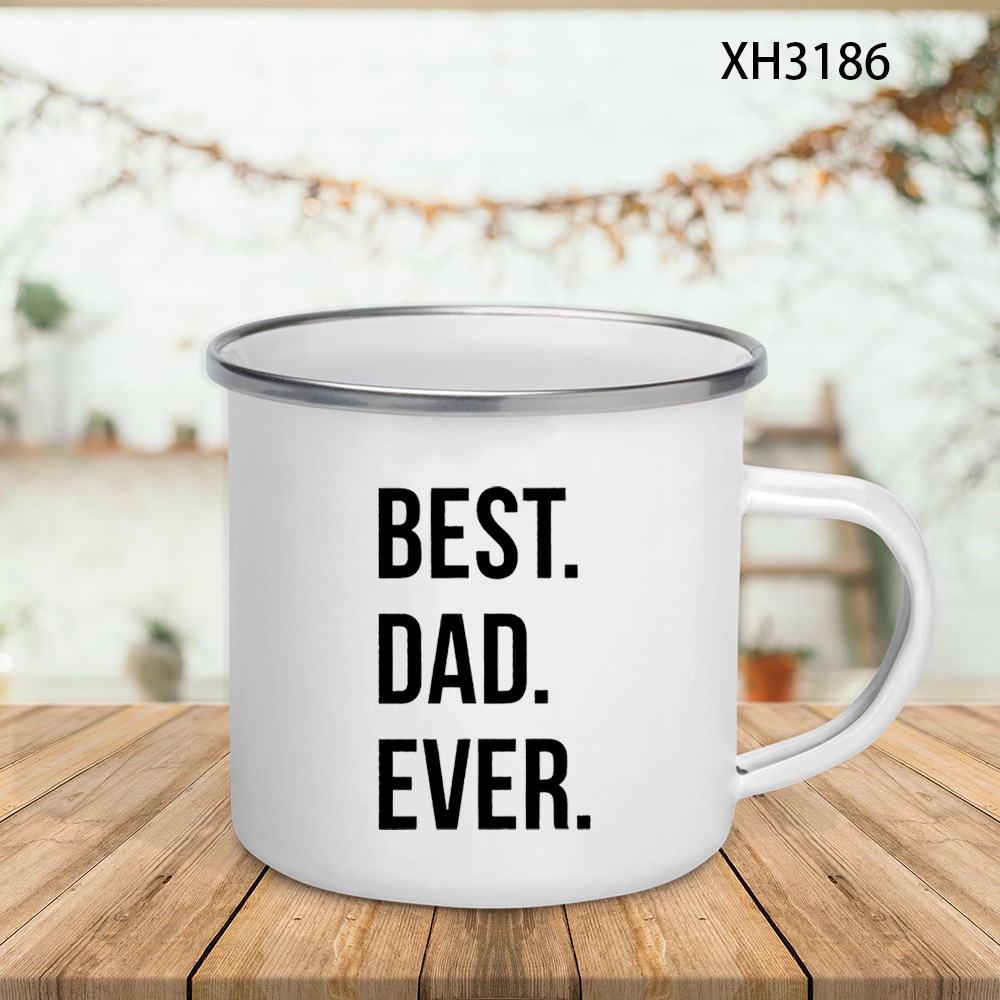 Tazza in Smalto 'The Best Dad  - Wine Beer Coffee Drink recensione e prezzo