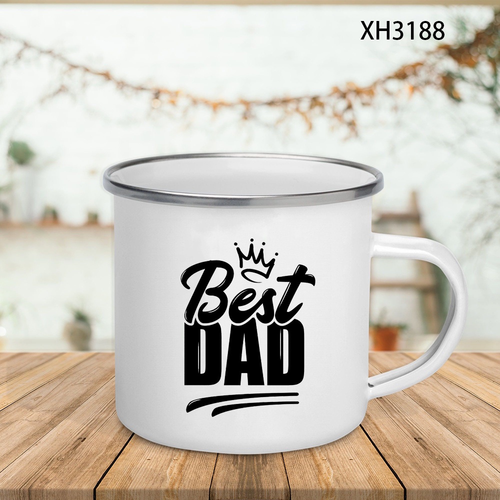 Tazza in Smalto 'The Best Dad  - Wine Beer Coffee Drink recensione e prezzo