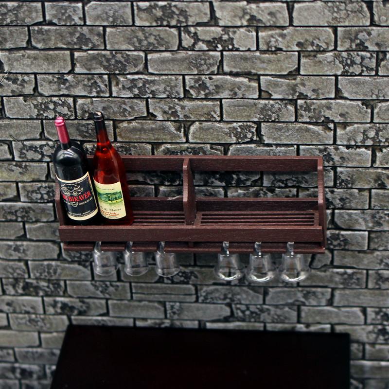 1 Set Simulazione di casa dell - Wine Rack Wall Mount recensione e prezzo