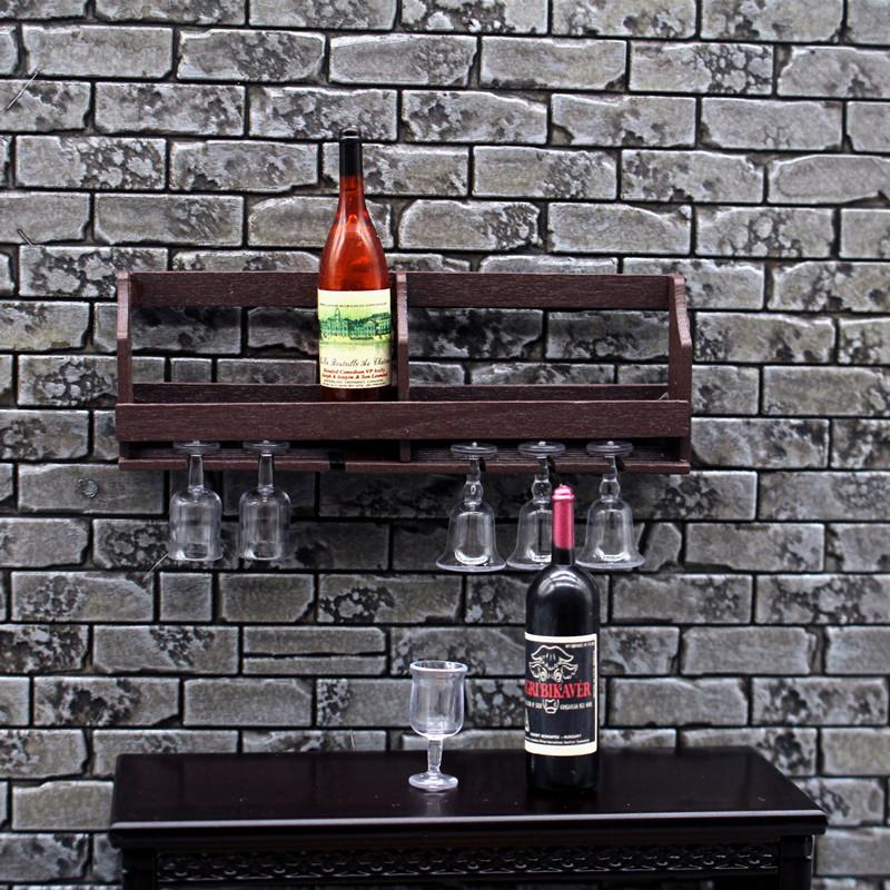 1 Set Simulazione di casa dell - Wine Rack Wall Mount recensione e prezzo