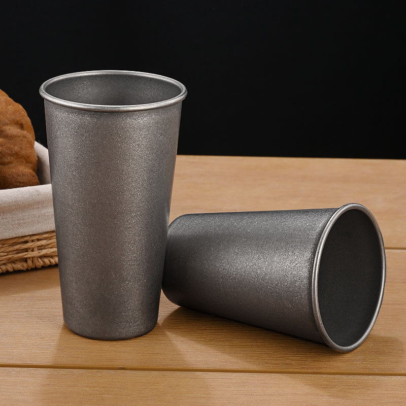 Bicchieri Retrò in Acciaio Ino - Wine Beer Coffee Drink recensione e prezzo