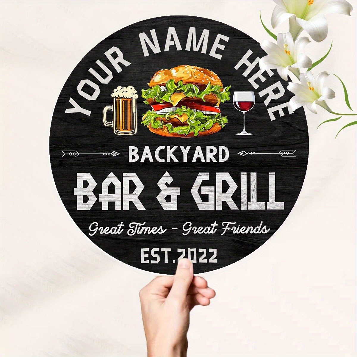 Insegna 2D Piatta Personalizza - Wine Beer And recensione e prezzo