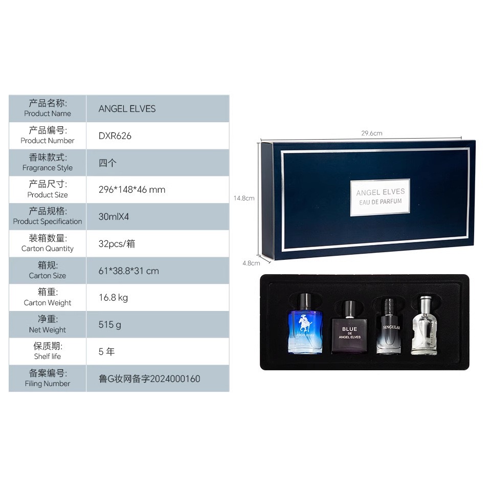 Set di profumi da uomo 4 in 1, - Wine&Beer Mouton recensione e prezzo