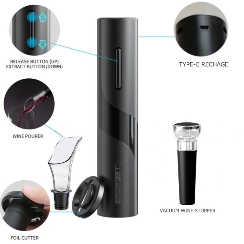 Cavatappi automatico elettrico - Wine Beer Opener recensione e prezzo