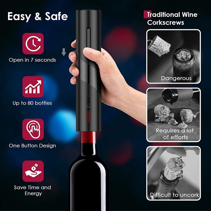 Cavatappi automatico elettrico - Wine Beer Opener recensione e prezzo