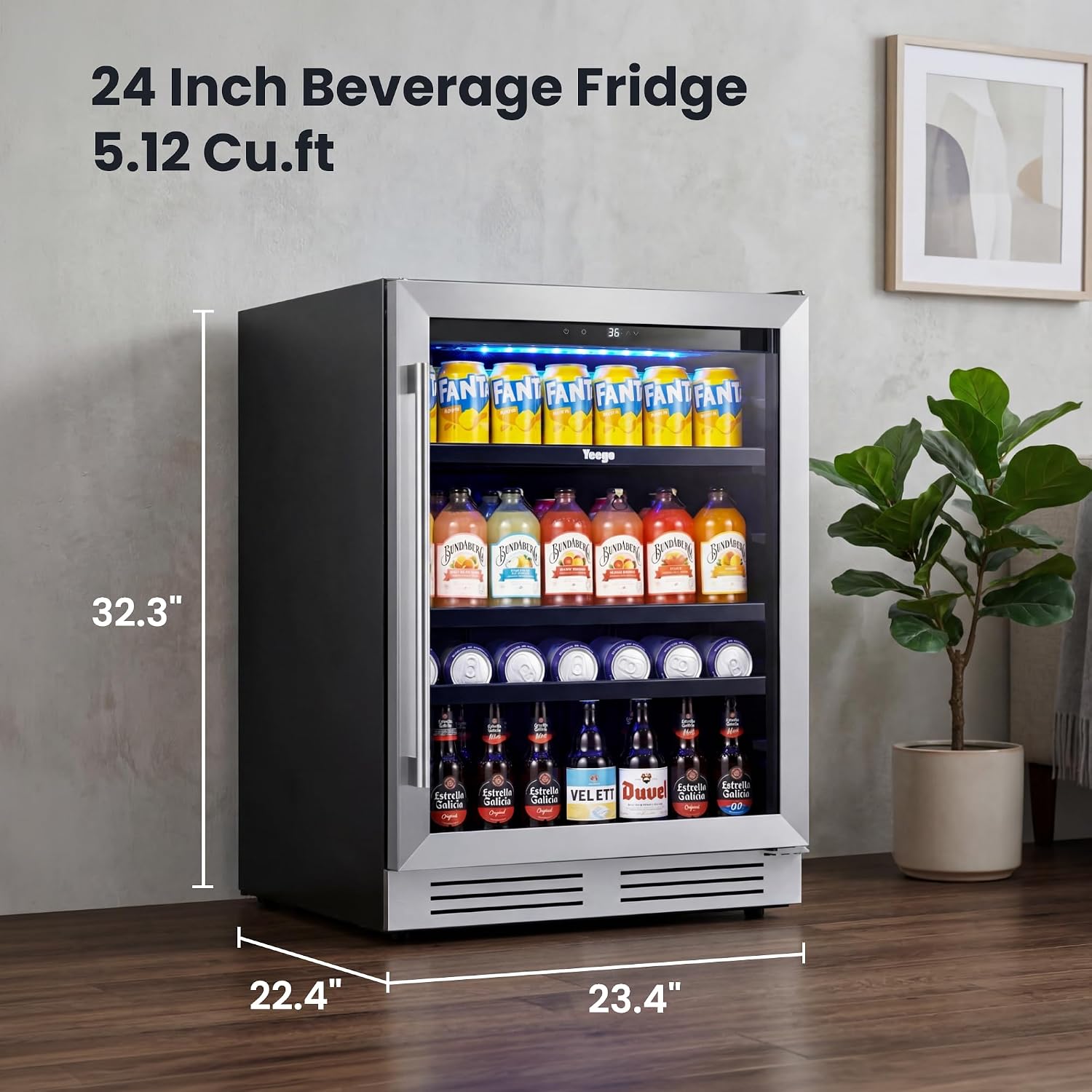 Frigorifero per Bevande da 24  - Wine Beer Fridge Under Counter recensione e prezzo