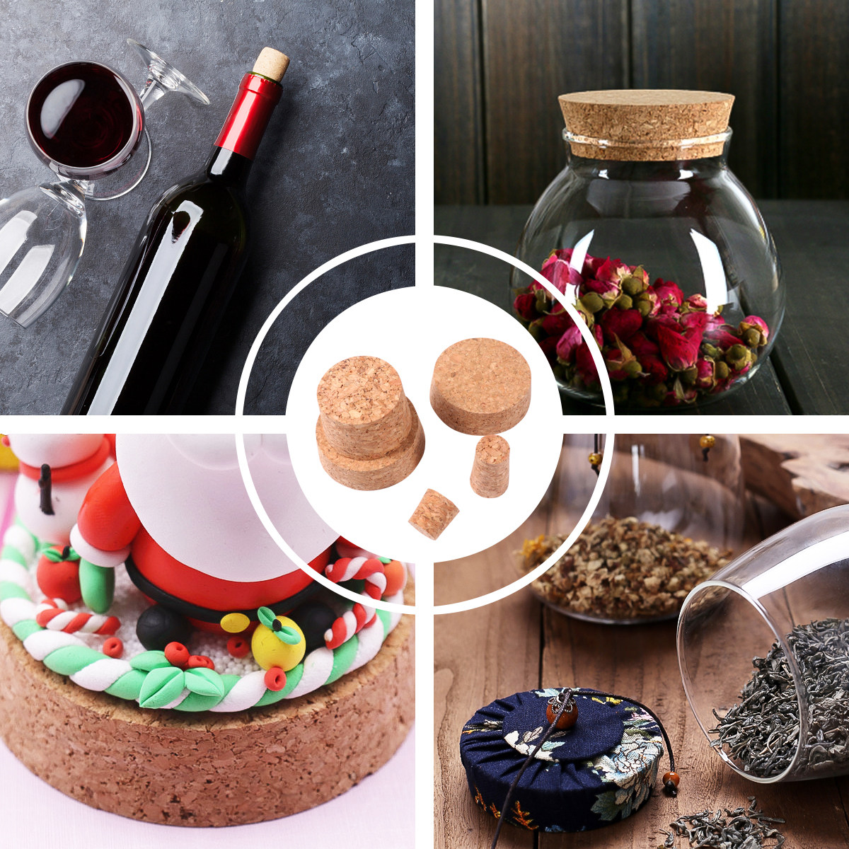 Set di 25 Tappi per Vino in Su - Wine Beer Glass Set recensione e prezzo