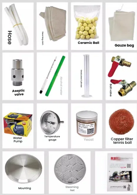 Applicabile a distillatori di  - Wine Beer Distillation recensione e prezzo