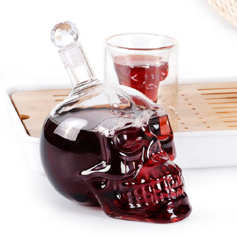 Creativo testa di teschio Deca - Wine Beer Glass Set recensione e prezzo