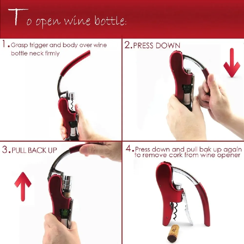 Cavatappi professionale in acc - Wine Beer Opener recensione e prezzo