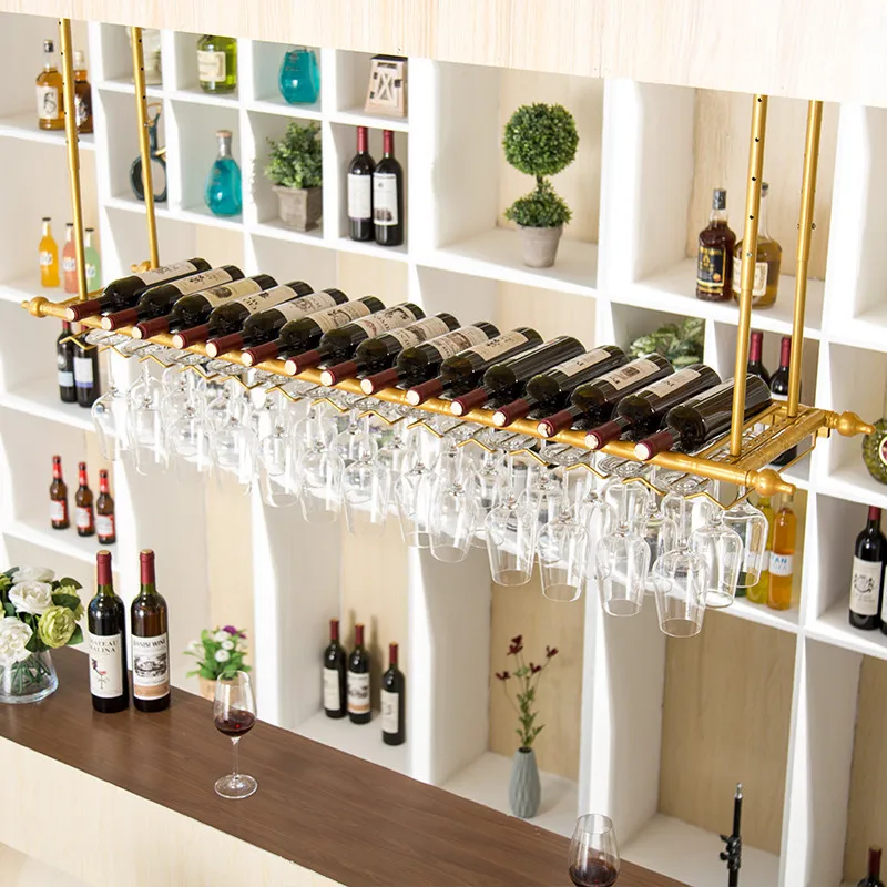 Vintage in ferro nero bronzato - Wine Rack Wall Mount recensione e prezzo