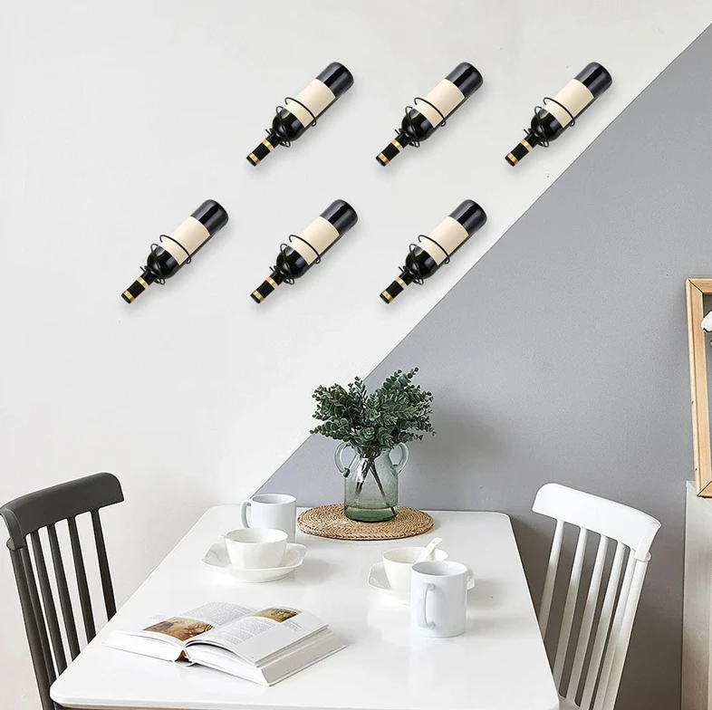 Confezione da 6 portabottiglie - Wine Rack Wall Mount recensione e prezzo