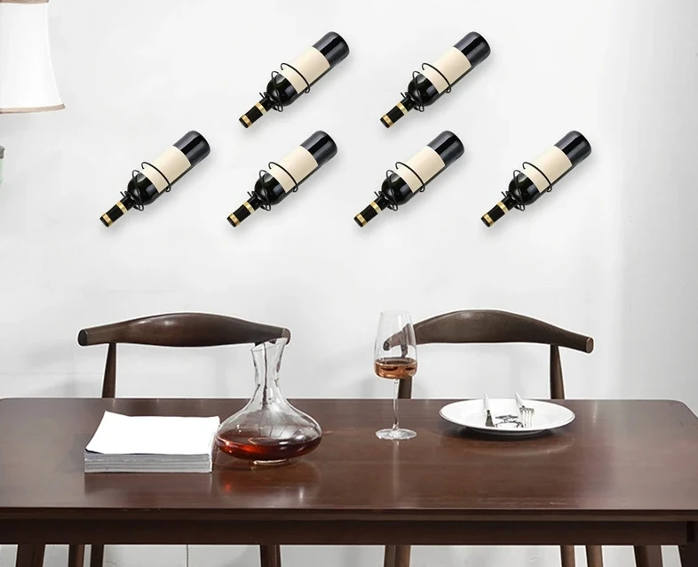 Confezione da 6 portabottiglie - Wine Rack Wall Mount recensione e prezzo