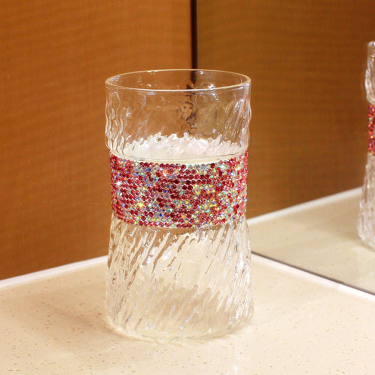 410ml Bling Diamond Glass Cup  - Wine Beer Coffee Drink recensione e prezzo