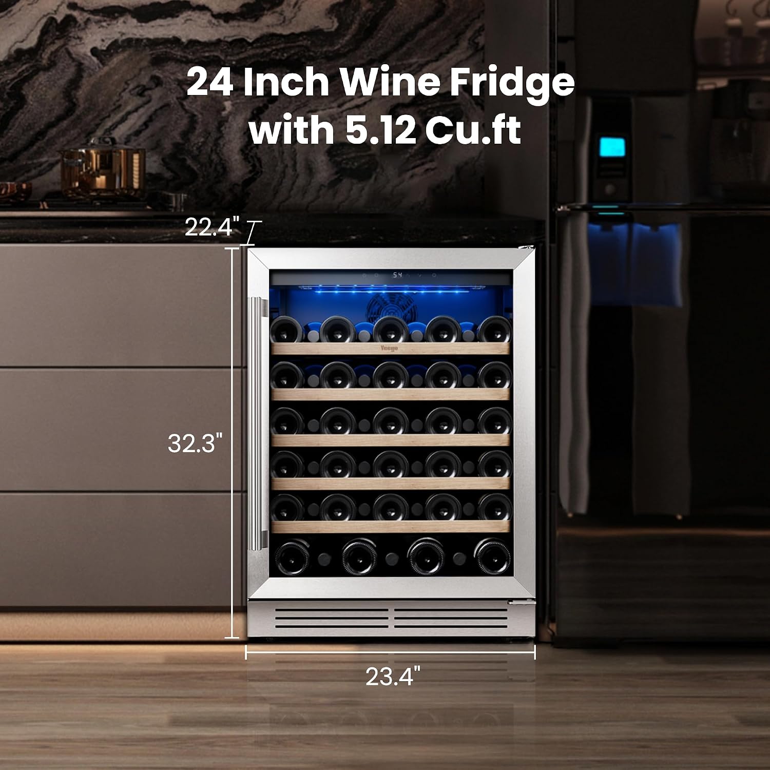Frigorifero per Vini Yeego - F - Wine Beer Fridge Under Counter recensione e prezzo