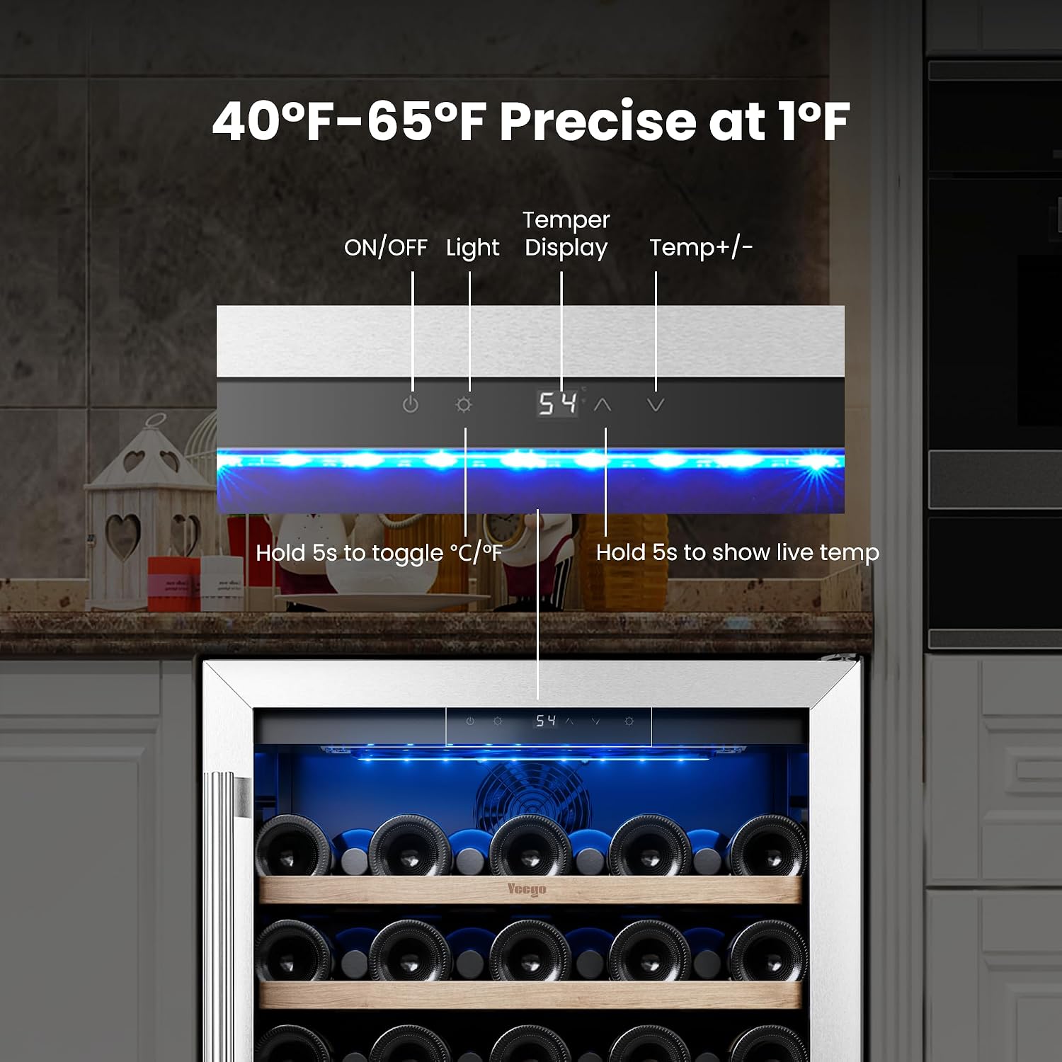 Frigorifero per Vini Yeego - F - Wine Beer Fridge Under Counter recensione e prezzo