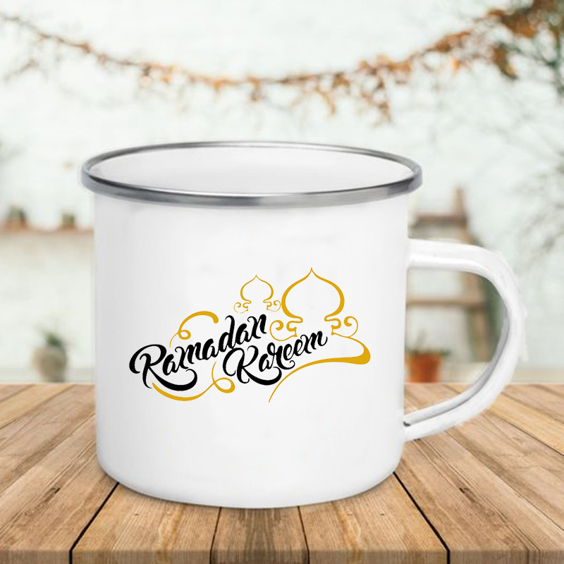 Happy Eid Moon Stampato Tazza  - Wine Beer Coffee Drink recensione e prezzo