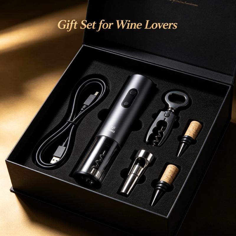 Set Apribottiglie Elettrico De - Wine Beer Deli recensione e prezzo